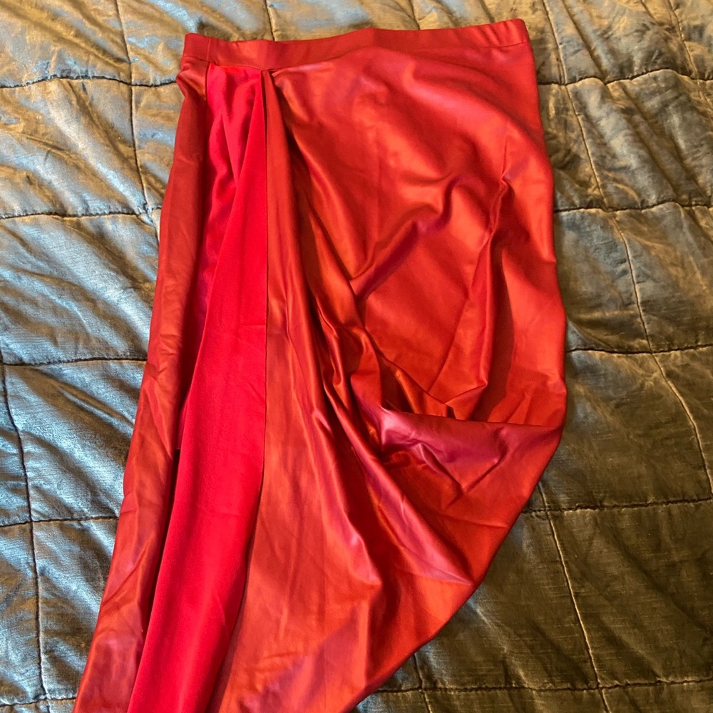 Red skirt